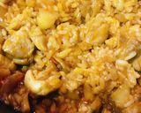 キノコのチキンライス作り方3写真