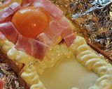 トースターde厚揚げカルボナーラ★朝ご飯作り方2写真