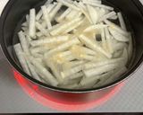 豆腐､卵､大根､舞茸のみそ汁作り方2写真