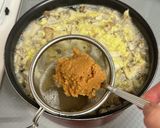 豆腐､卵､大根､舞茸のみそ汁作り方5写真