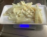 余った茹で筍でメンマ風作り方1写真