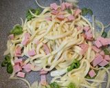 うどんDeナポリタン作り方7写真