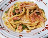 うどんDeナポリタン作り方9写真