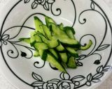 昆布茶揉みきゅうりとちくわの梅和え作り方5写真