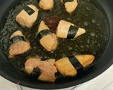 ササミの海苔巻き焼き作り方4写真