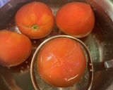 夏の味☆トマトのお浸し☆麺つゆ使用作り方3写真
