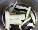 ナスの炒め焼き（煎り焼き？）作り方1写真