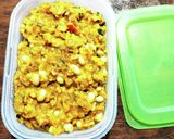 野菜と果物とお豆の即席キーマカレー作り方7写真