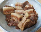 九条ネギ香る、豚の角煮、圧力鍋で作り方7写真