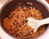 豚としめじのツヤツヤ中華炊き込みご飯作り方4写真