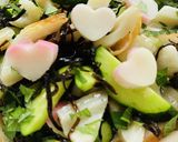 ☆塩昆布と材料3つ☆ゴマ油和え作り方3写真