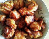 鶏の唐揚げとれんこん炒め作り方1写真