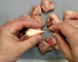 ぼんじりの塩にんにく炒め★動画あり★作り方1写真