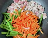 三度豆とにんじんと豚肉の炒め物作り方8写真