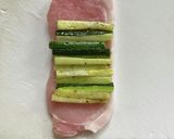 ズッキーニの豚巻き　ワンプレートおつまみ作り方2写真