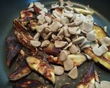 なすの煎り焼きとそばの猫耳朶の蒸し焼き作り方12写真