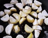 タルタル添えて☆お芋の甘酢炒め作り方6写真