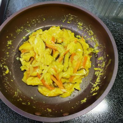 ズワイ蟹のかに玉あんかけ by かにのマルマサ 【クックパッド】 簡単