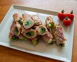 巻いて焼くだけ！野沢菜肉巻き作り方8写真