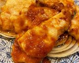 焼くだけ！柔らか鶏胸肉のマヨ味噌炒め焼き作り方9写真