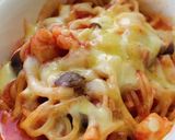 最高！ナポリタンの溶けるチーズかけ♡作り方8写真