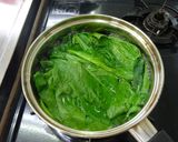 菊芋とほうれん草のスパニッシュオムレツ作り方2写真