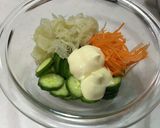 朝作って夜食に⭐︎簡単♪マカロニサラダ作り方10写真