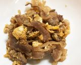 なたね（牛肉の卵炒め）作り方6写真