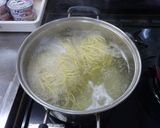 大竹土産を詰め込んだ菊芋入り汁なし担々麺作り方6写真
