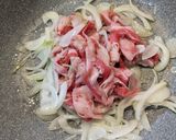 牛バラ肉とじゃがいもの炒め物作り方5写真