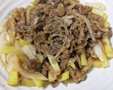 牛バラ肉とじゃがいもの炒め物作り方8写真