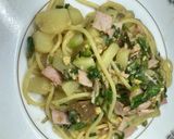 二郎風　ニンニク入り太麺パスタ　274作り方7写真