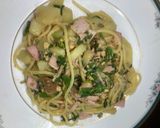 二郎風　ニンニク入り太麺パスタ　274作り方8写真