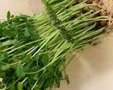 簡単 豆苗のガーリック炒め 台所菜園も可作り方2写真