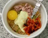 スピード時短料理キムチカルボナーラもどき作り方2写真
