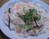 ただ炊くだけ　鮭ごはん作り方4写真