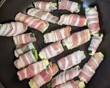 【ズッキーニの肉巻き】甘辛ケチャップ味作り方3写真