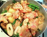 鶏肉とじゃがいもと 根菜と厚揚げの煮物作り方9写真