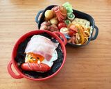 お昼寝ぐでたまキャラ弁作り方6写真