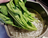 ほうれん草を茹でるのは砂糖作り方3写真