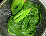 ほうれん草を茹でるのは砂糖作り方4写真