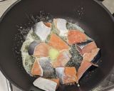 サーモンとほうれん草のクリームパスタ作り方3写真