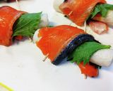 生銀鮭切身のチーズちくわ酒蒸し焼き作り方3写真