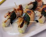 生銀鮭切身のチーズちくわ酒蒸し焼き作り方7写真