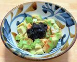 海苔佃煮でアボカドですよ！作り方3写真