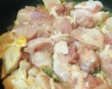 パスタゆで汁でもう一品●鶏肉の塩蒸し炒め作り方1写真