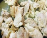 パスタゆで汁でもう一品●鶏肉の塩蒸し炒め作り方2写真