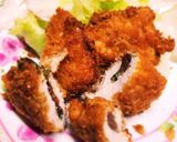 チキンカツ(梅チソ)作り方7写真