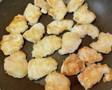 【簡単夕食】鶏胸肉とナスのカレー炒め作り方3写真