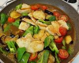 【簡単夕食】鶏胸肉とナスのカレー炒め作り方6写真